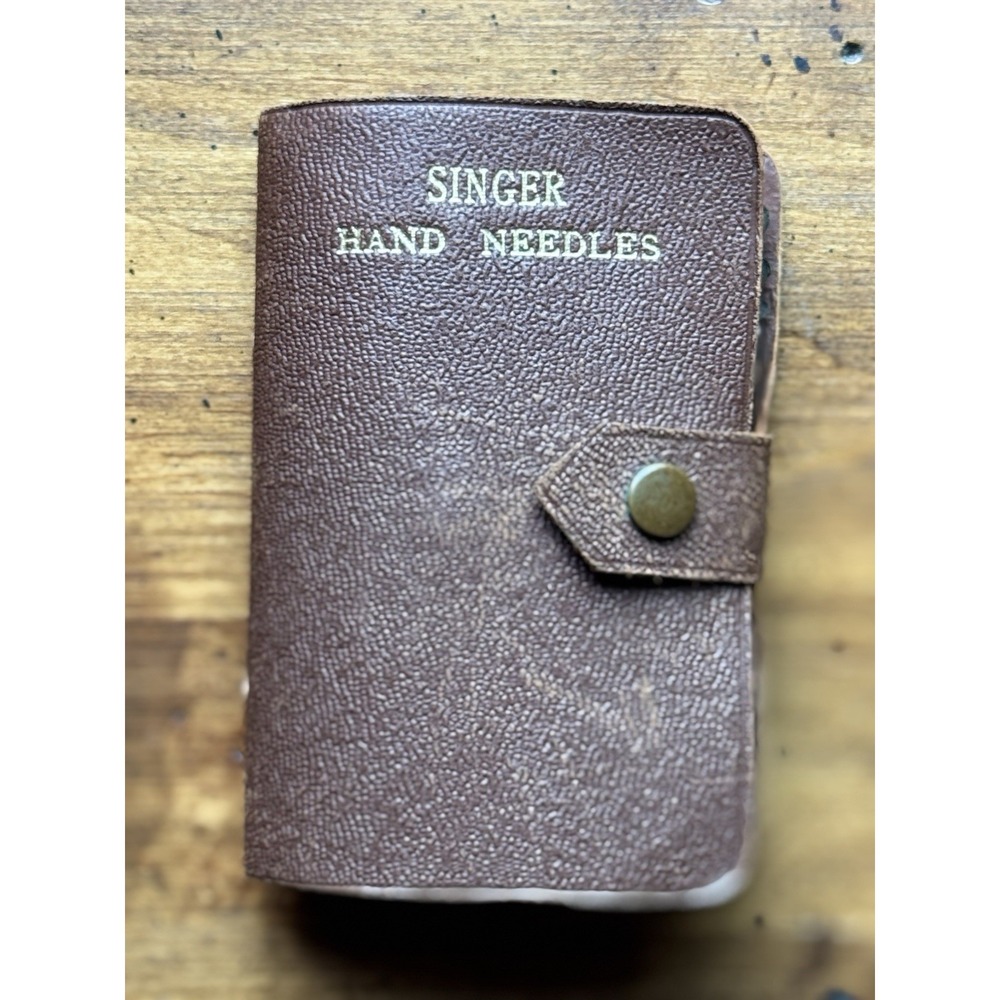 Vintage Singer Hand Needles Snap Case England Lot Needles Boye J&P Coats Milward